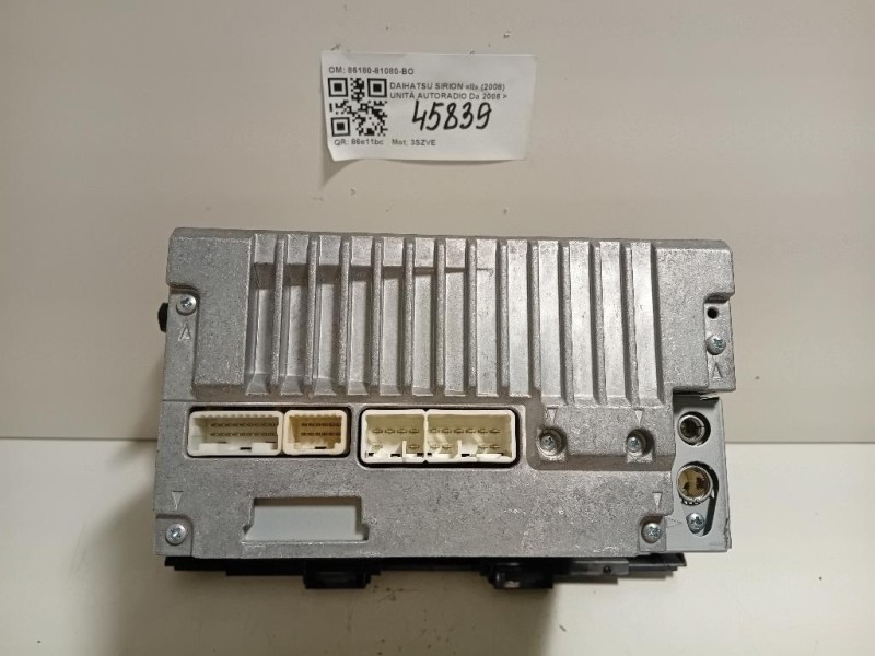 Unità Autoradio 86180-81080-BO Daihatsu Materia 2007