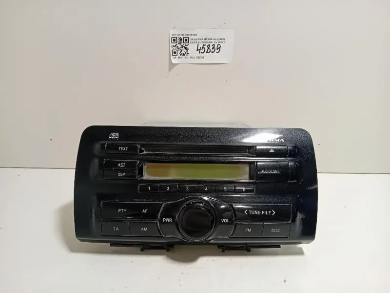 Unità Autoradio 86180-81080-BO Daihatsu Materia 2007