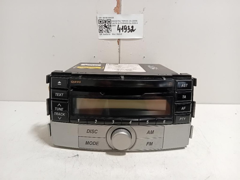 Unità Autoradio 86180-B4020 Daihatsu Terios II 2006