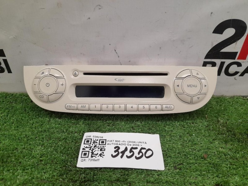 Unità Autoradio 035238 Fiat 500 II 2008