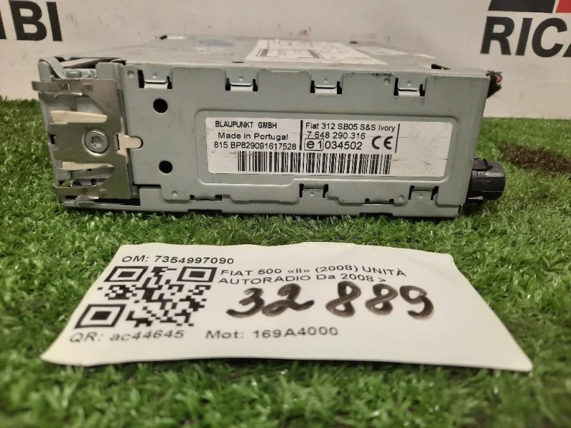 Unità Autoradio 7354997090 Fiat 500 II 2008