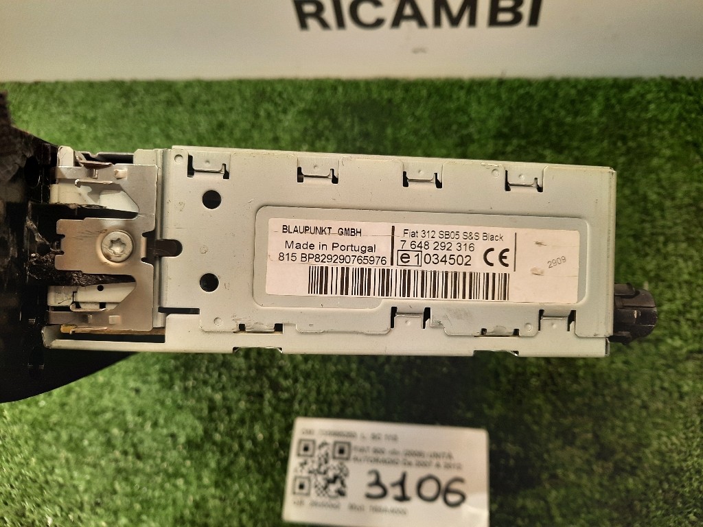 Unità Autoradio 735585253 Fiat 500 II 2008