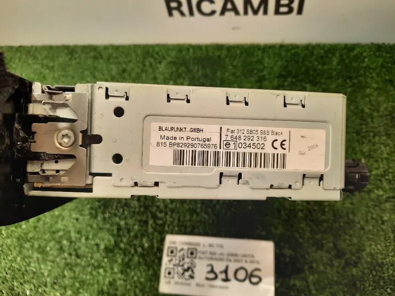 Unità Autoradio 735585253 Fiat 500 II 2008