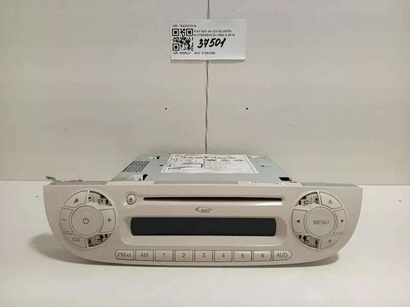 Unità Autoradio 7642321316 Fiat 500 II 2015