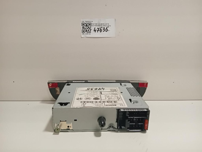 Unità Autoradio 7642321316 Fiat 500 II 2015
