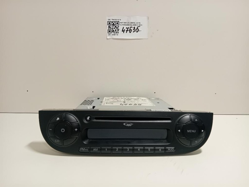 Unità Autoradio 7642321316 Fiat 500 II 2015