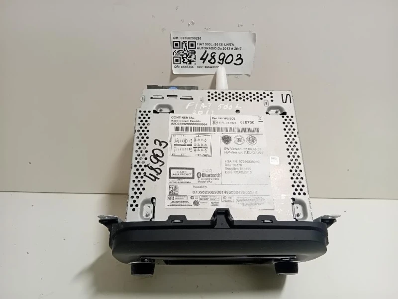 Unità Autoradio 07356230290 Fiat 500L 2013