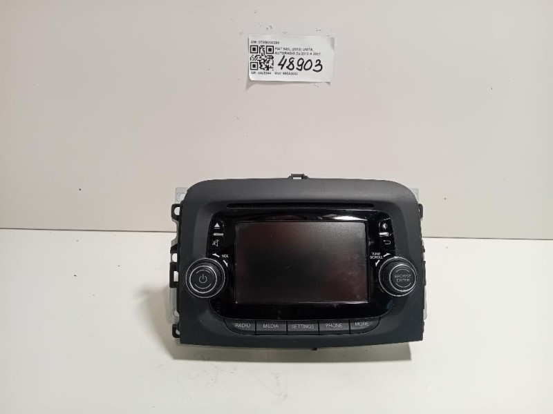 Unità Autoradio 07356230290 Fiat 500L 2013