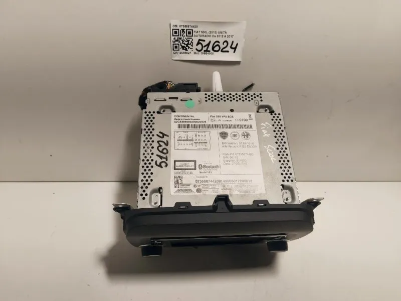 Unità Autoradio 07355674420 Fiat 500L 2013