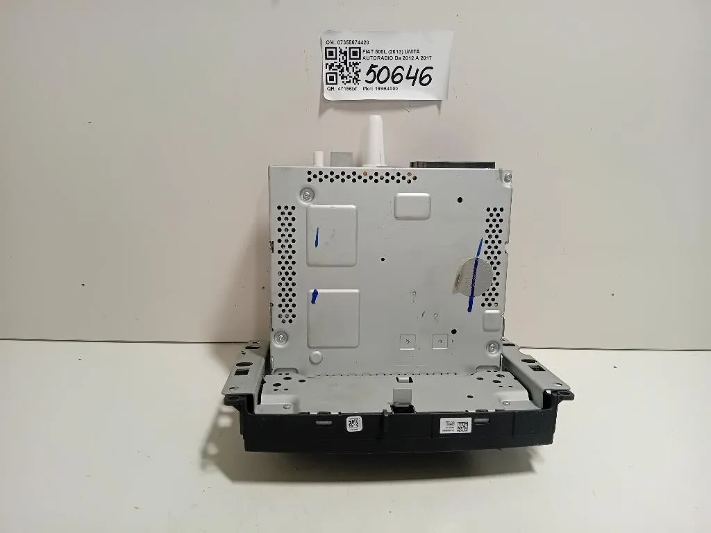 Unità Autoradio 07355674420 Fiat 500L 2013