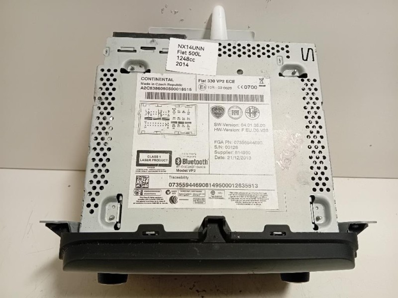 Unità Autoradio 07355944690 Fiat 500L 2013