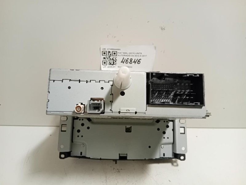 Unità Autoradio 07355944690 Fiat 500L 2013