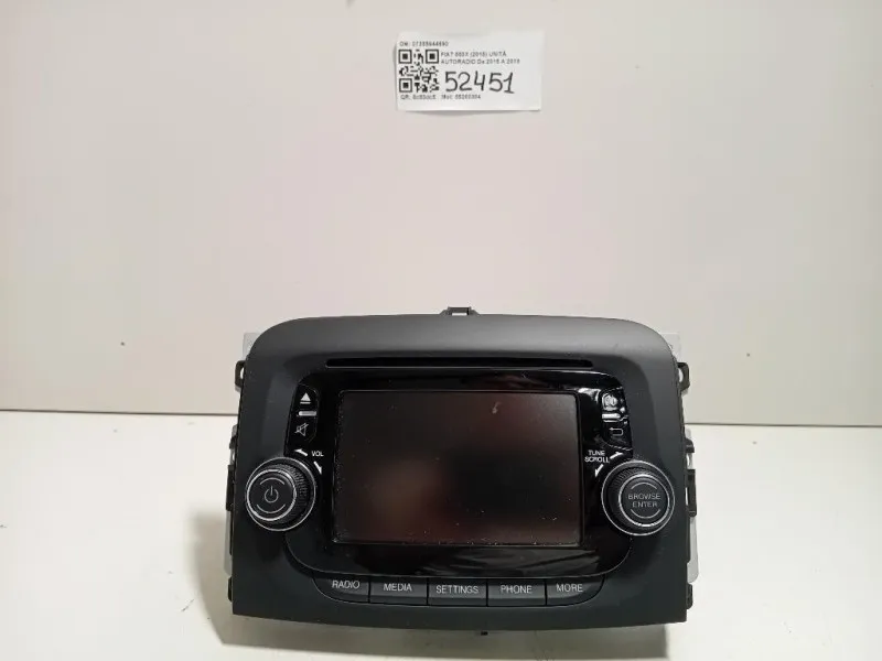 Unità Autoradio 07355944690 Fiat 500L 2013