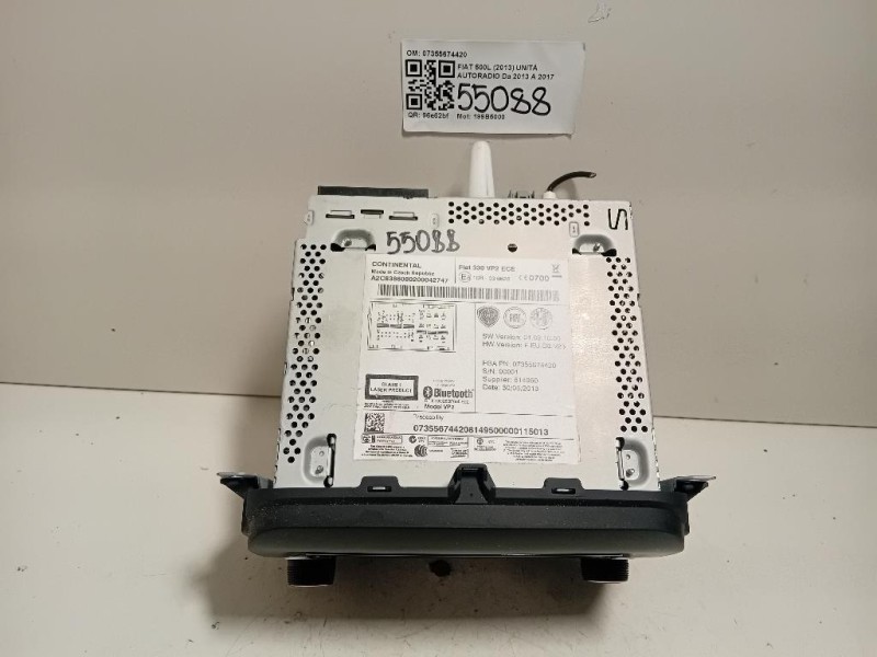 Unità Autoradio 07355674420 Fiat 500L 2013