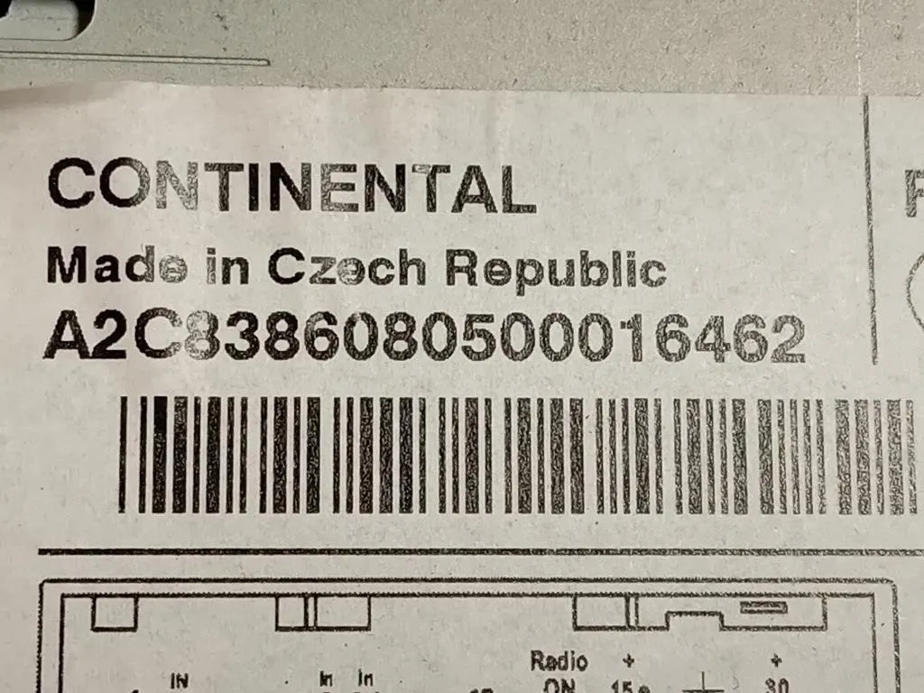 Unità Autoradio A2C8386080 Fiat 500L 2013