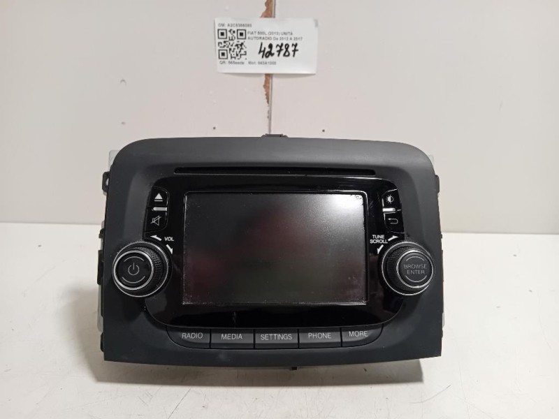 Unità Autoradio A2C8386080 Fiat 500L 2013