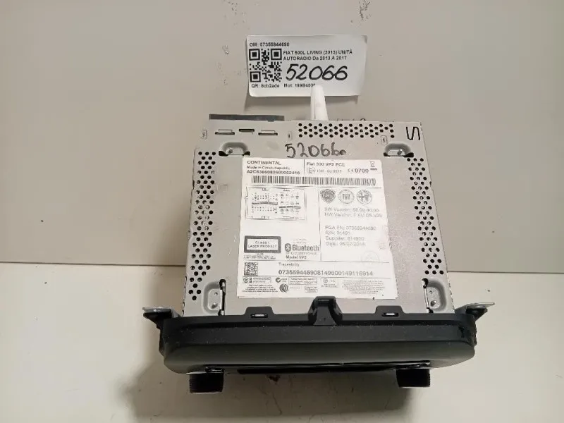 Unità Autoradio 07355944690 Fiat 500L Living 2013