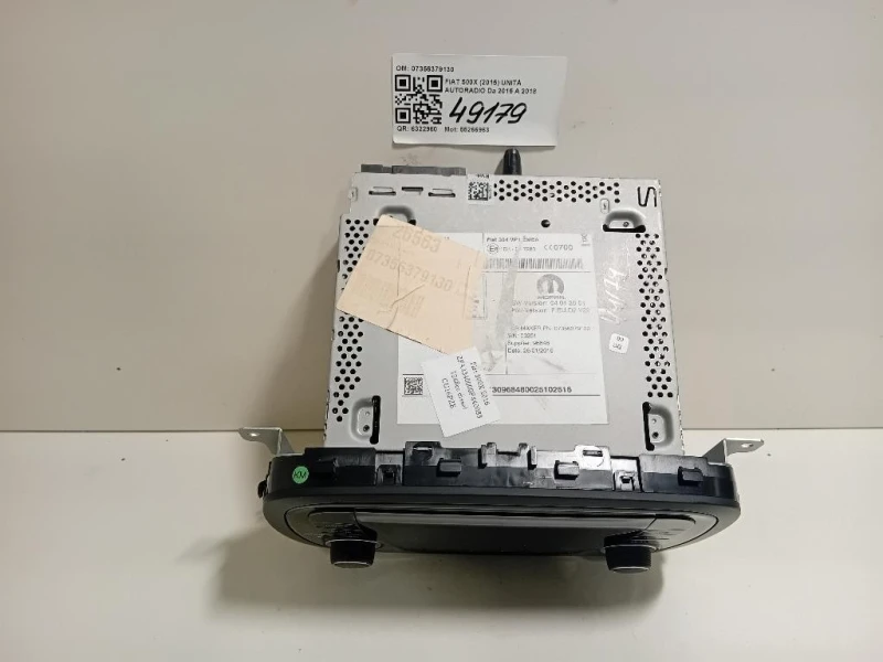 Unità Autoradio 07356379130 Fiat 500X 2015