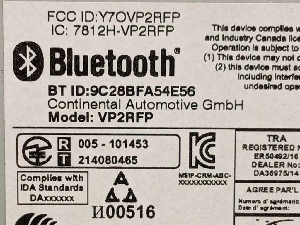 Unità Autoradio 07356966350 Fiat 500X 2018