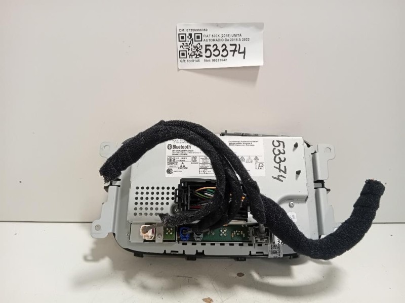 Unità Autoradio 07356966350 Fiat 500X 2018