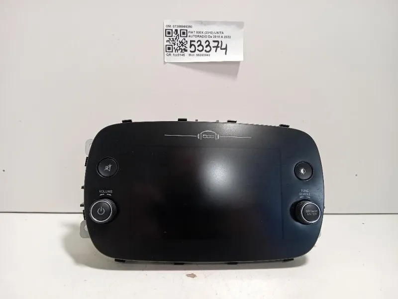 Unità Autoradio 07356966350 Fiat 500X 2018