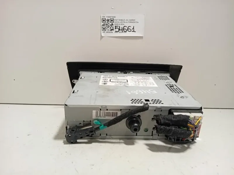Unità Autoradio 7355978450 Fiat Doblò III Cargo 2010