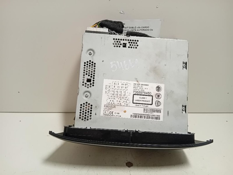 Unità Autoradio 7355978450 Fiat Doblò III Cargo 2010