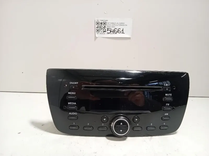 Unità Autoradio 7355978450 Fiat Doblò III Cargo 2010