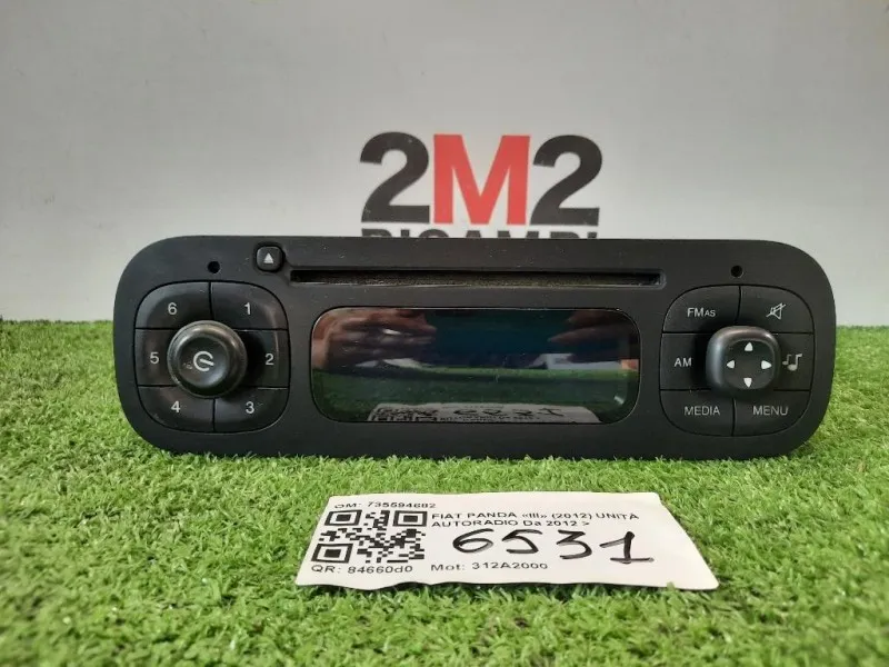 Unità Autoradio 735594682 Fiat Panda III 2012