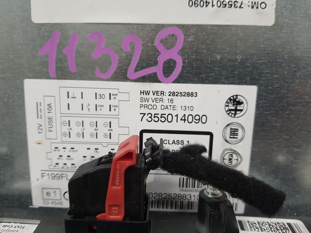 Unità Autoradio 7355014090 Fiat Punto EVO 2010