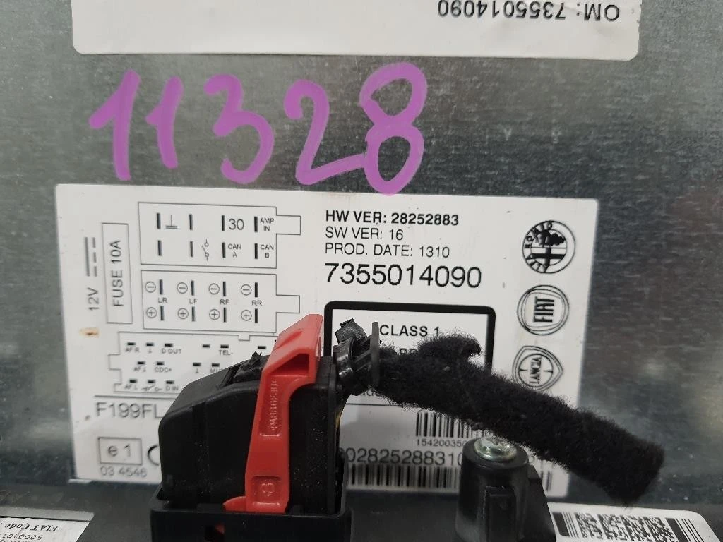 Unità Autoradio 7355014090 Fiat Punto EVO 2010