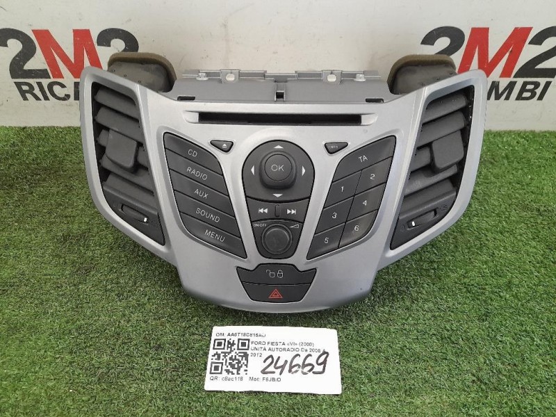 Unità Autoradio AA6T18C815AD Ford Fiesta VI 2008