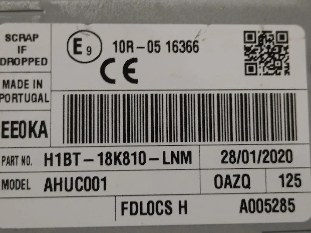 Unità Autoradio H1BT-18K810-LNM Ford Fiesta VI 2008