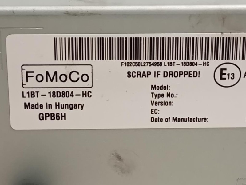 Unità Autoradio L1BT-18D804-HC Ford Fiesta VI 2012