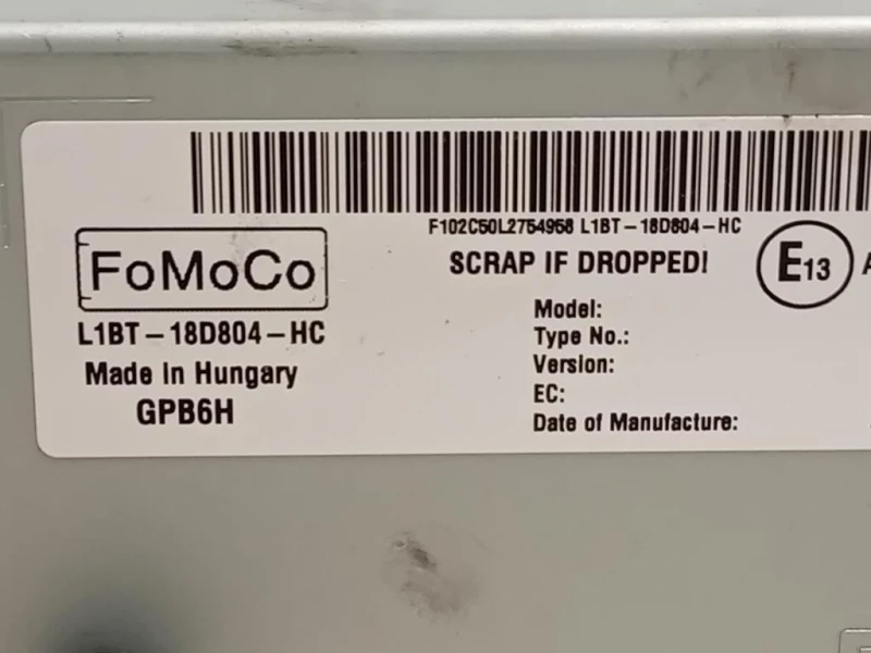 Unità Autoradio L1BT-18D804-HC Ford Fiesta VI 2012