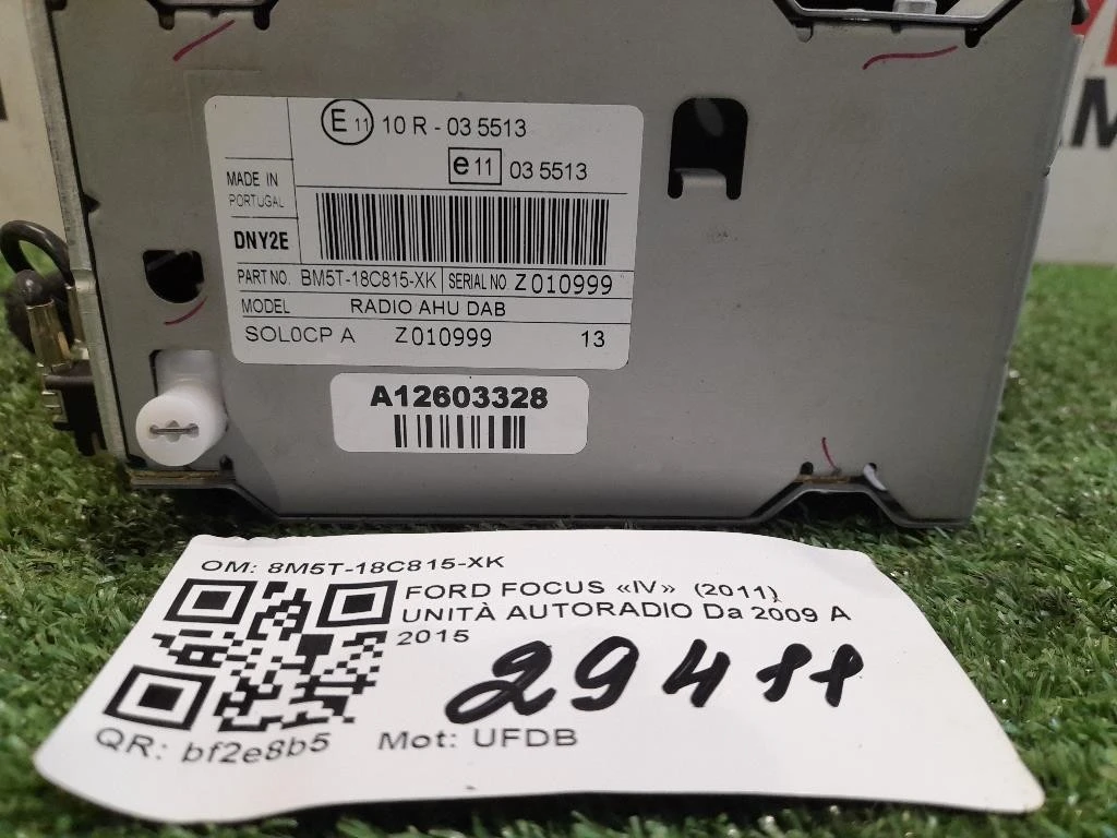 Unità Autoradio 8M5T-18C815-XK Ford Focus IV 2011