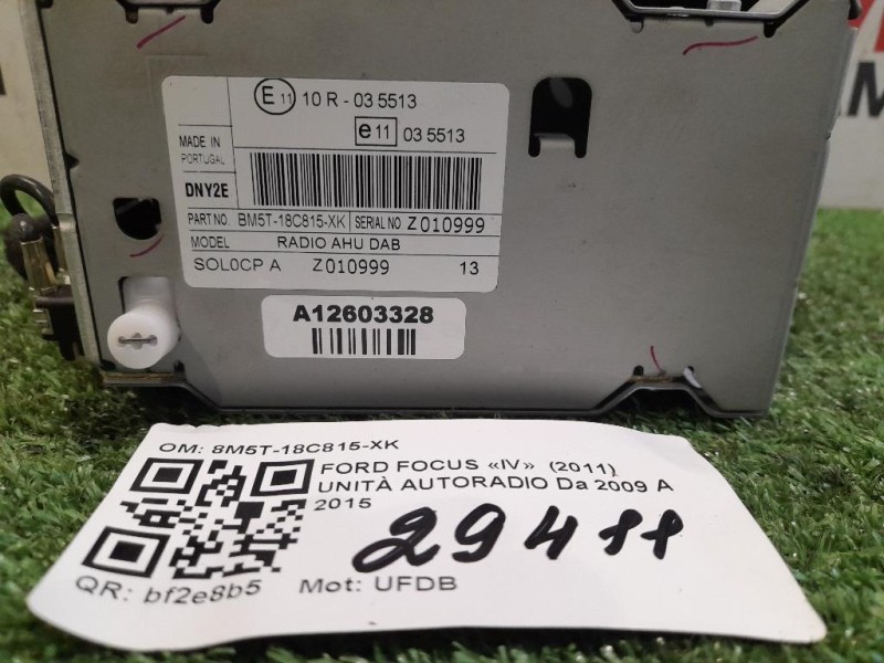 Unità Autoradio 8M5T-18C815-XK Ford Focus IV 2011