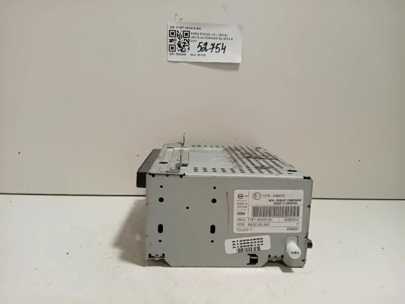 Unità Autoradio F1BT-18C815-GH Ford Focus IV 2014