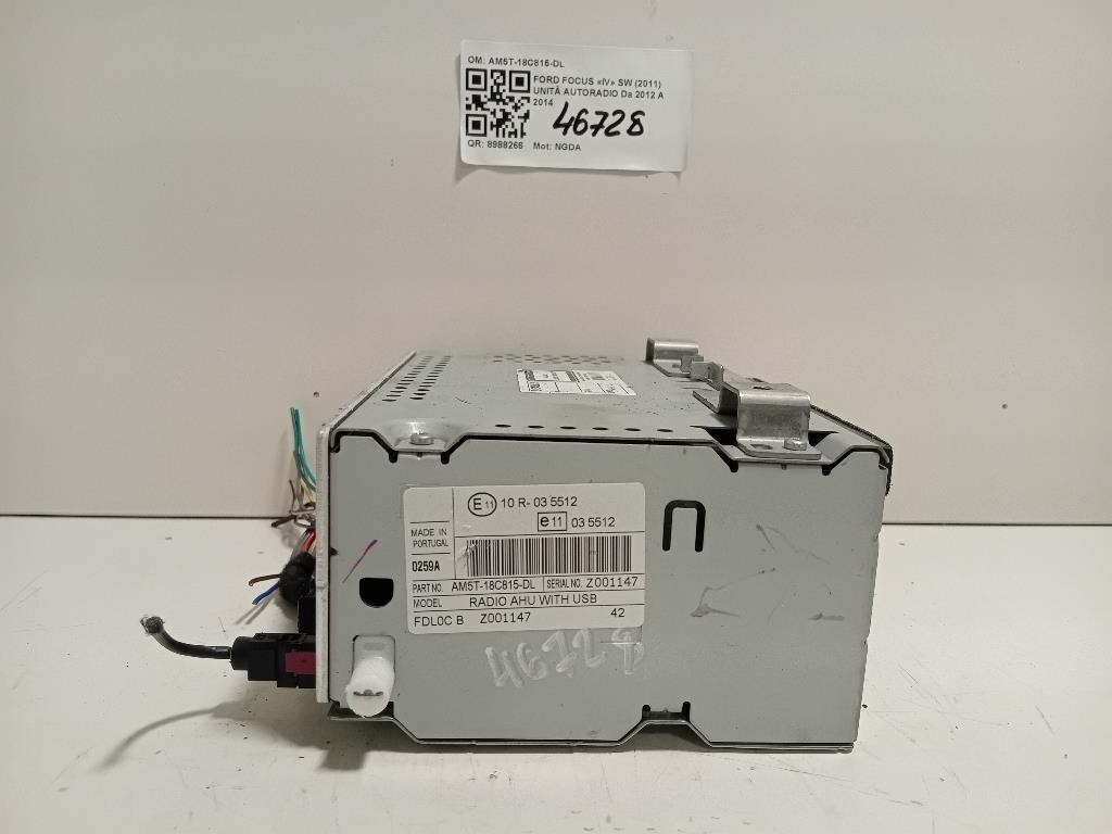 Unità Autoradio AM5T-18C815-DL Ford Focus IV SW 2011