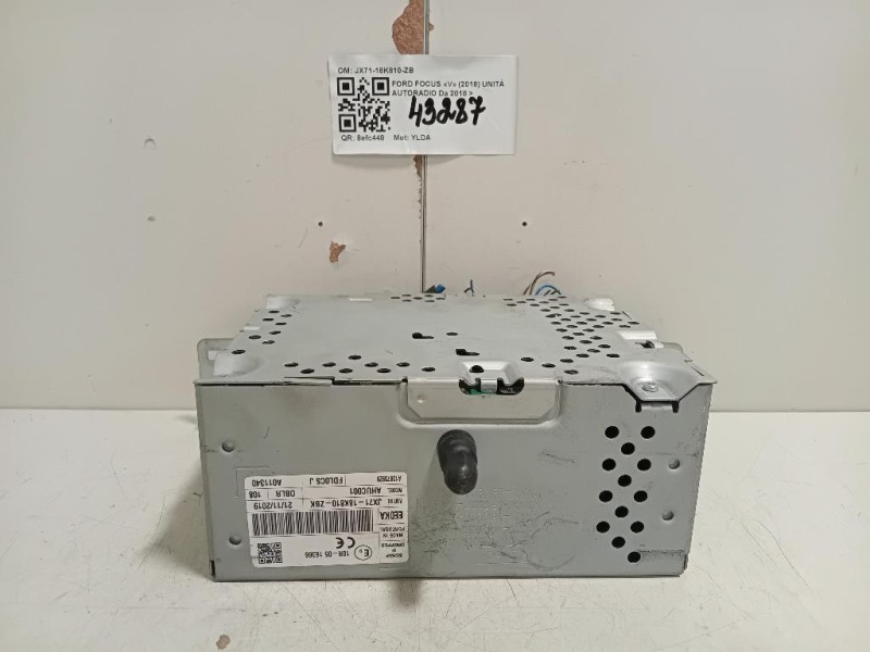 Unità Autoradio JX71-18K810-ZB Ford Focus V 2018