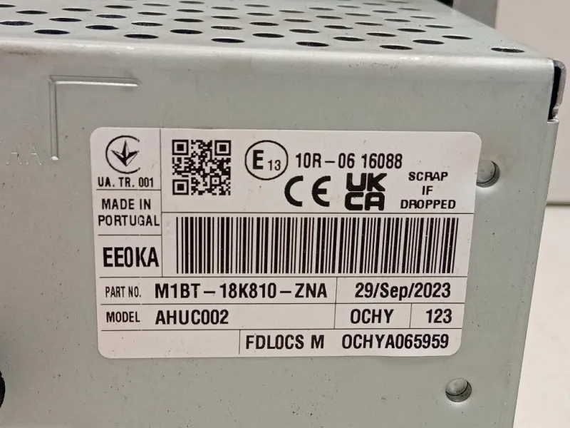 Unità Autoradio M1BT-18K810-ZNA Ford PUMA II 2024