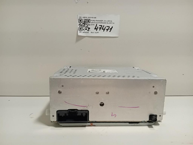 Unità Autoradio AB39-18C815-GE Ford Ranger IV 2012
