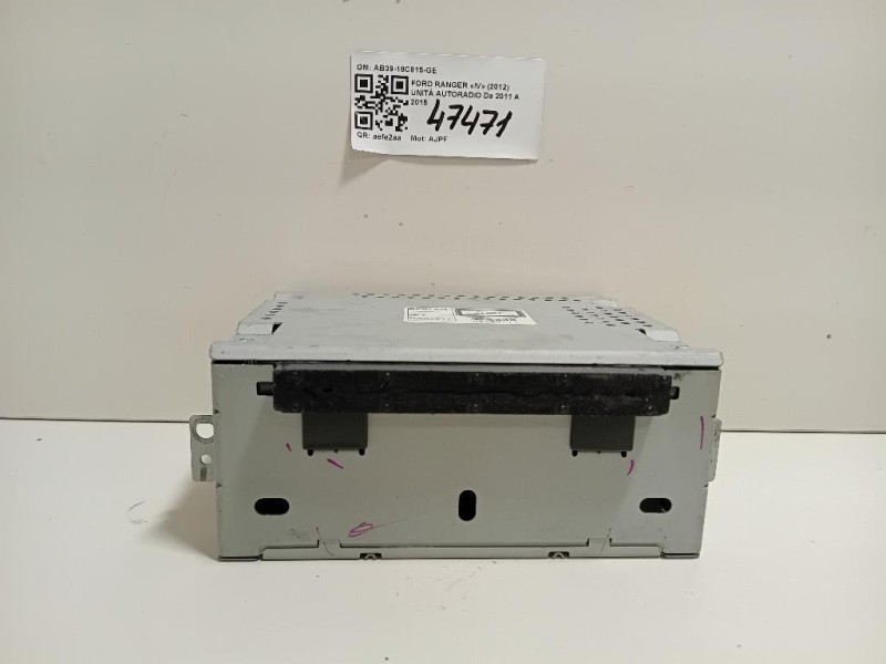 Unità Autoradio AB39-18C815-GE Ford Ranger IV 2012