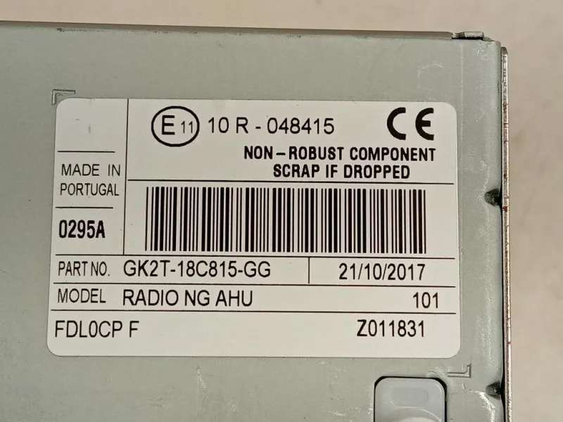 Unità Autoradio GK2T-18C815-GG Ford Transit Custom I 2013