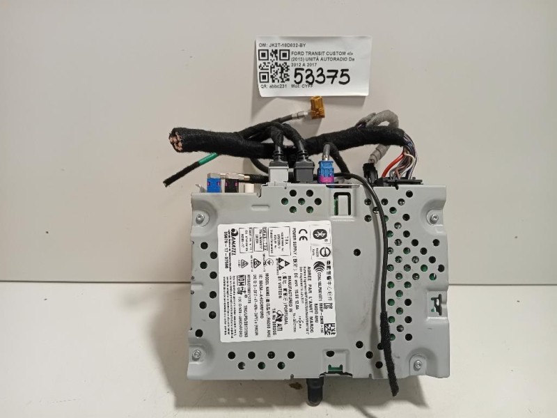 Unità Autoradio JK2T-18D832-BY Ford Transit Custom I 2013
