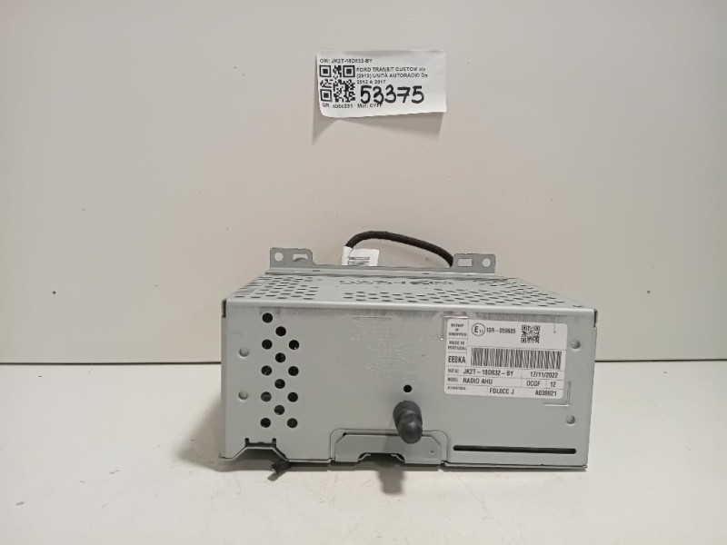 Unità Autoradio JK2T-18D832-BY Ford Transit Custom I 2013