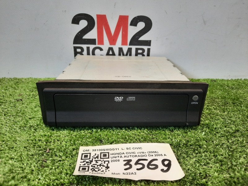 Unità Autoradio 39100SMGG11 Honda Civic VIII 2006