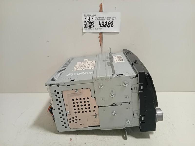 Unità Autoradio 961001J200 Hyundai I20 I 2009