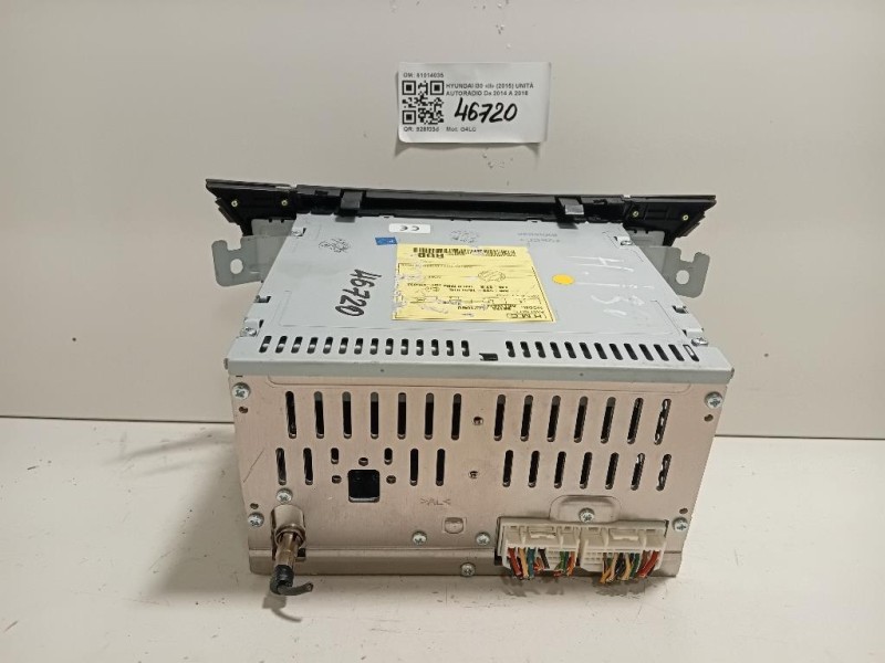Unità Autoradio 61014035 Hyundai I30 II 2015