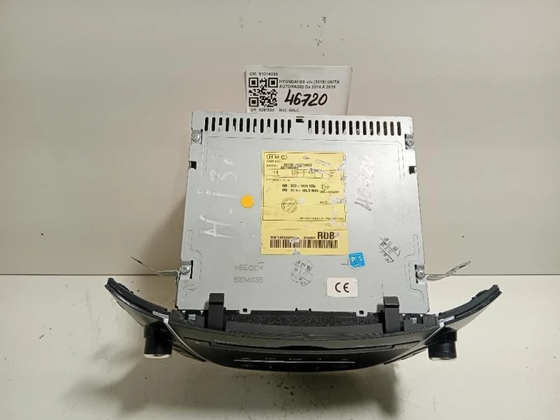 Unità Autoradio 61014035 Hyundai I30 II 2015